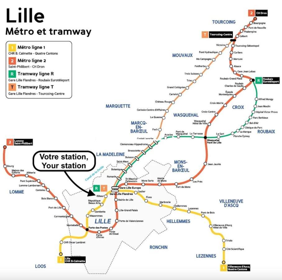 Lille Centre - Nice Cozy And Functional Studio Экстерьер фото